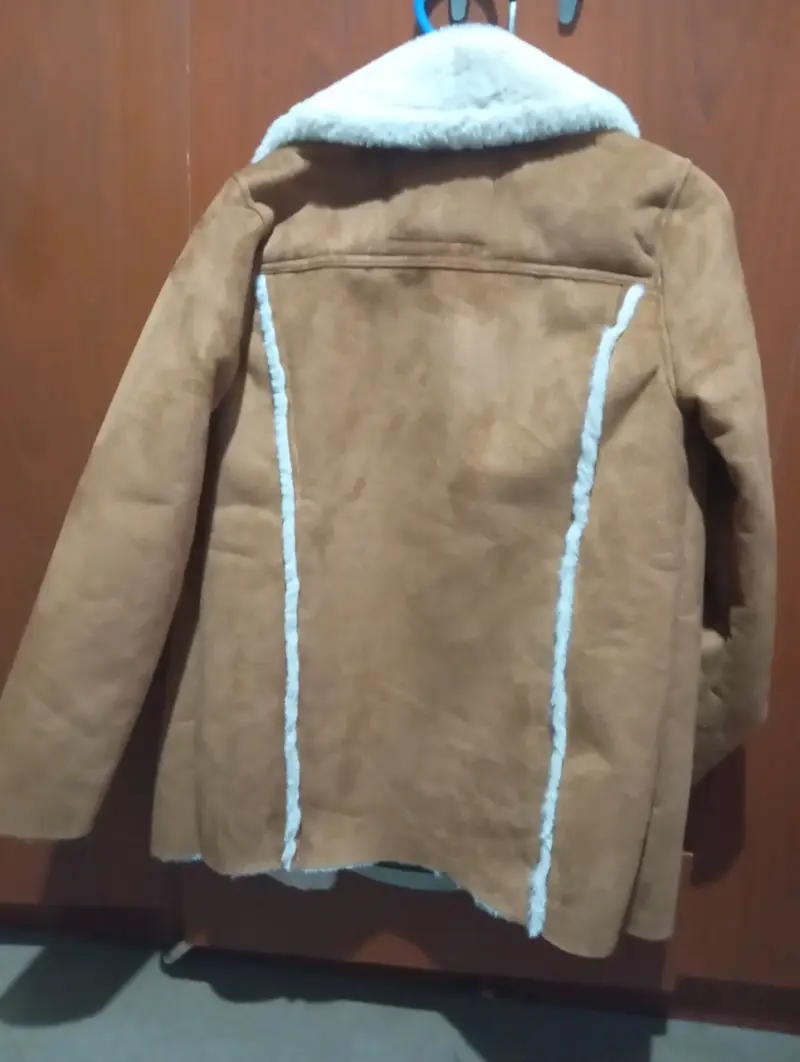 Abrigo de niña con forro de lana Abercrombie Kids - 3