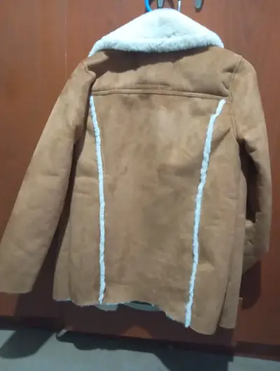 Abrigo de niña con forro de lana Abercrombie Kids - miniatura 3