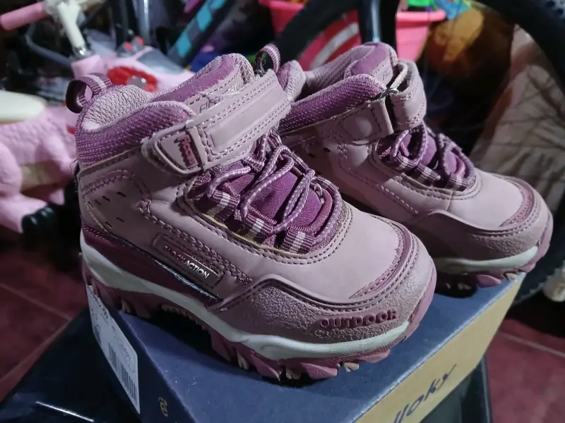 Botas de senderismo para niños color rosa - 2