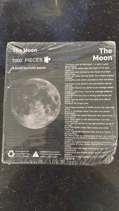 Rompecabezas Redondo de 1000 Piezas La Luna - miniatura 2