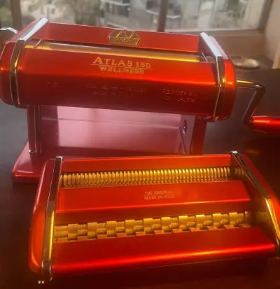 Máquina de Pasta italia Marcato Atlas 150 150 Roja - miniatura 2