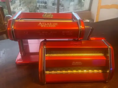 Máquina de Pasta italia Marcato Atlas 150 150 Roja - miniatura 3