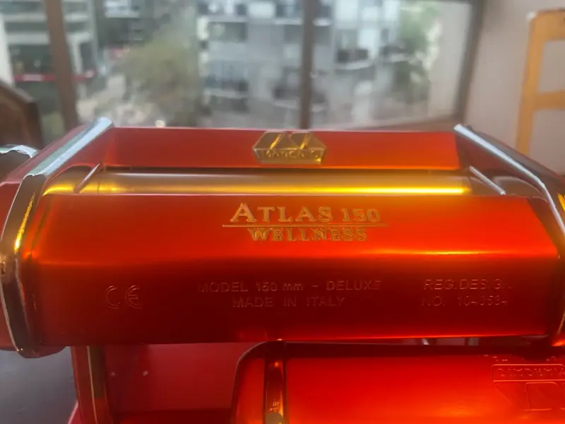 Máquina de Pasta italia Marcato Atlas 150 150 Roja - 4