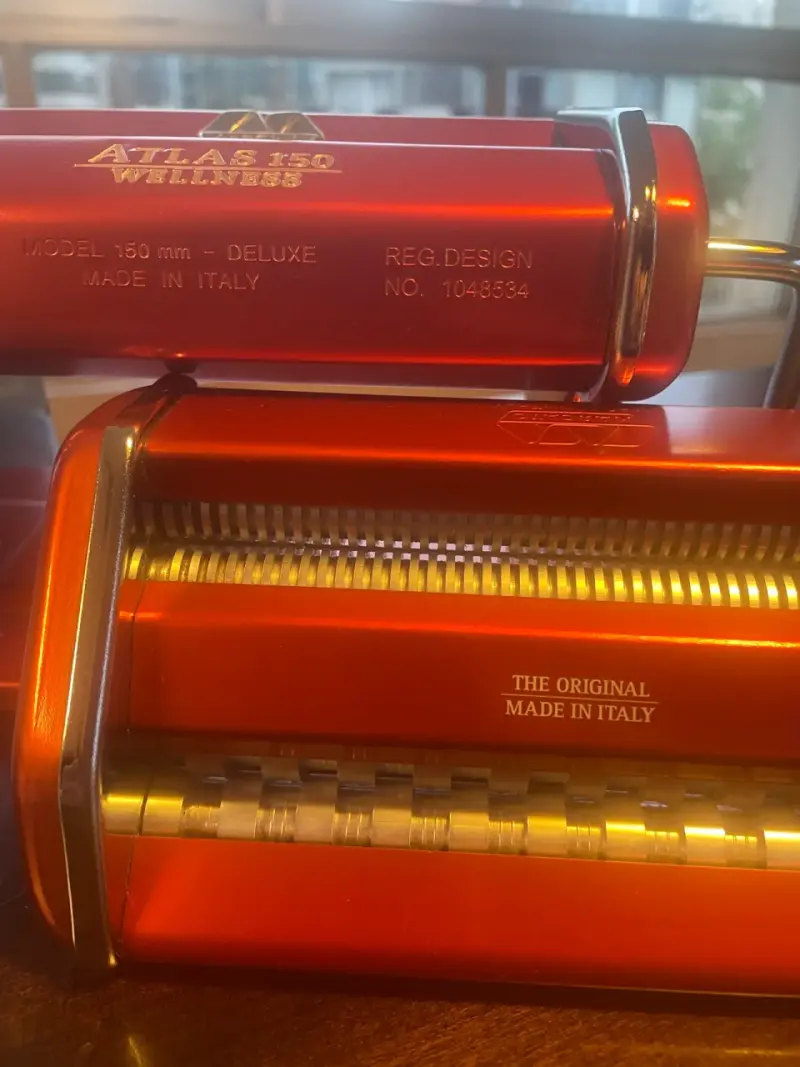 Máquina de Pasta italia Marcato Atlas 150 150 Roja - 5