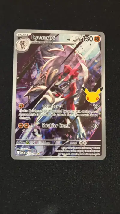 Carta Pokémon Lycanroc GX 30 aniversario - miniatura 1