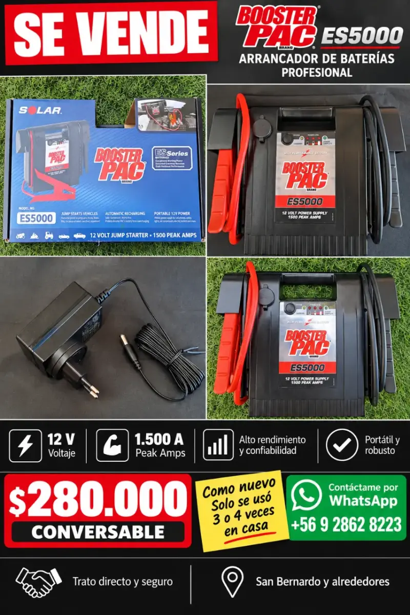 Arrancador Partidor de Baterías Booster Pac ES5000 - 1