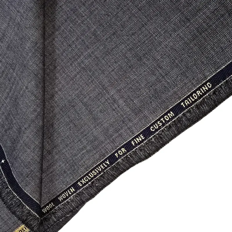 Tela de traje gris de lana Super 150s - 3