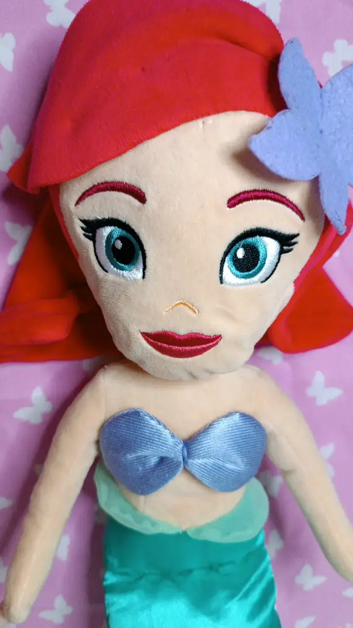 Muñeca de Peluche Baby Sirena Ariel - 2