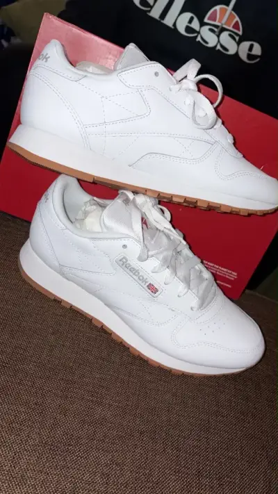 Zapatillas Reebok Classic Leather Blancas - miniatura 1