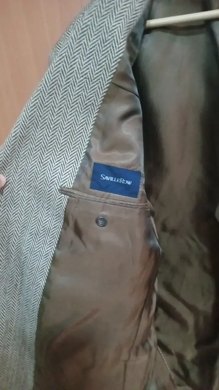 Blazer de lana gris para hombre Savile Row - 2