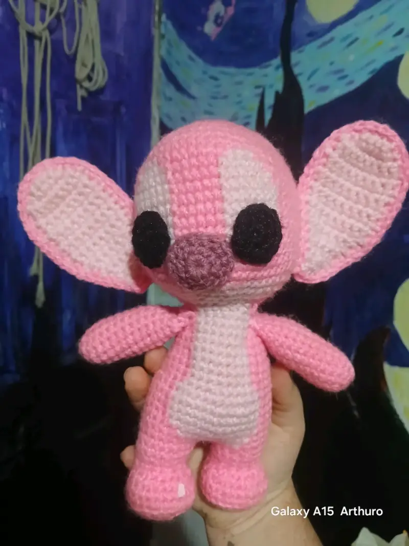 Angel amigurumi de lilo y stitch