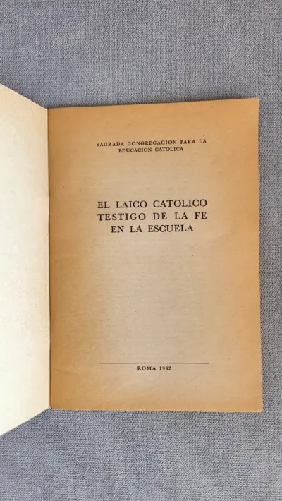 El Laico Católico testigo de la Fe en la Escuela - miniatura 2