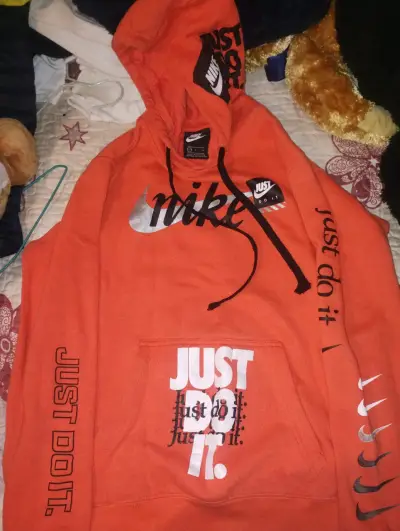Polerón Nike Just Do It Naranja - miniatura 1