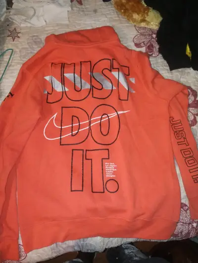 Polerón Nike Just Do It Naranja - miniatura 2