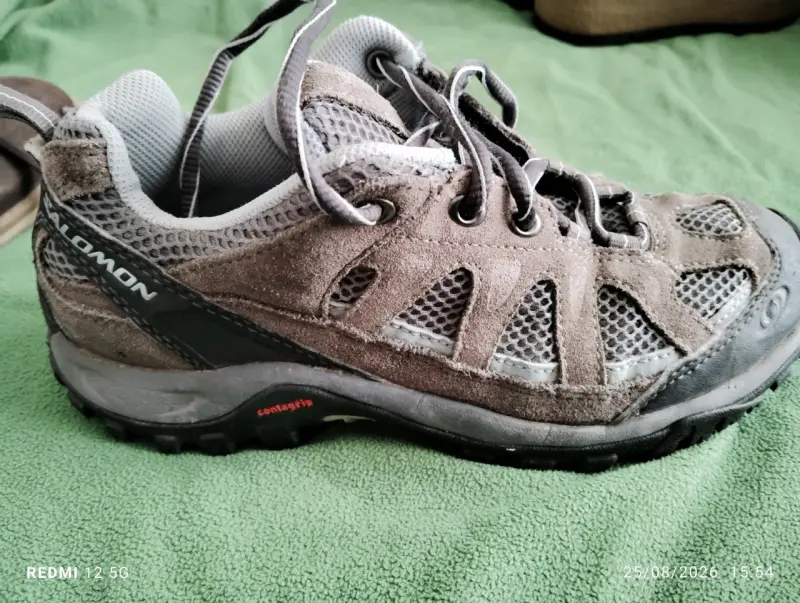 Zapatillas de senderismo Salomon gris para hombre - 2