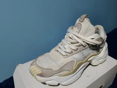 Zapatillas deportivas blancas Adidas Adiprene - miniatura 2