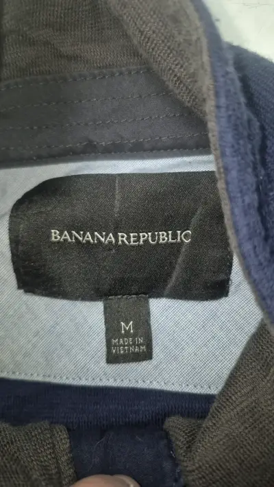 Chaqueta azul Banana Republic con cierre - miniatura 2