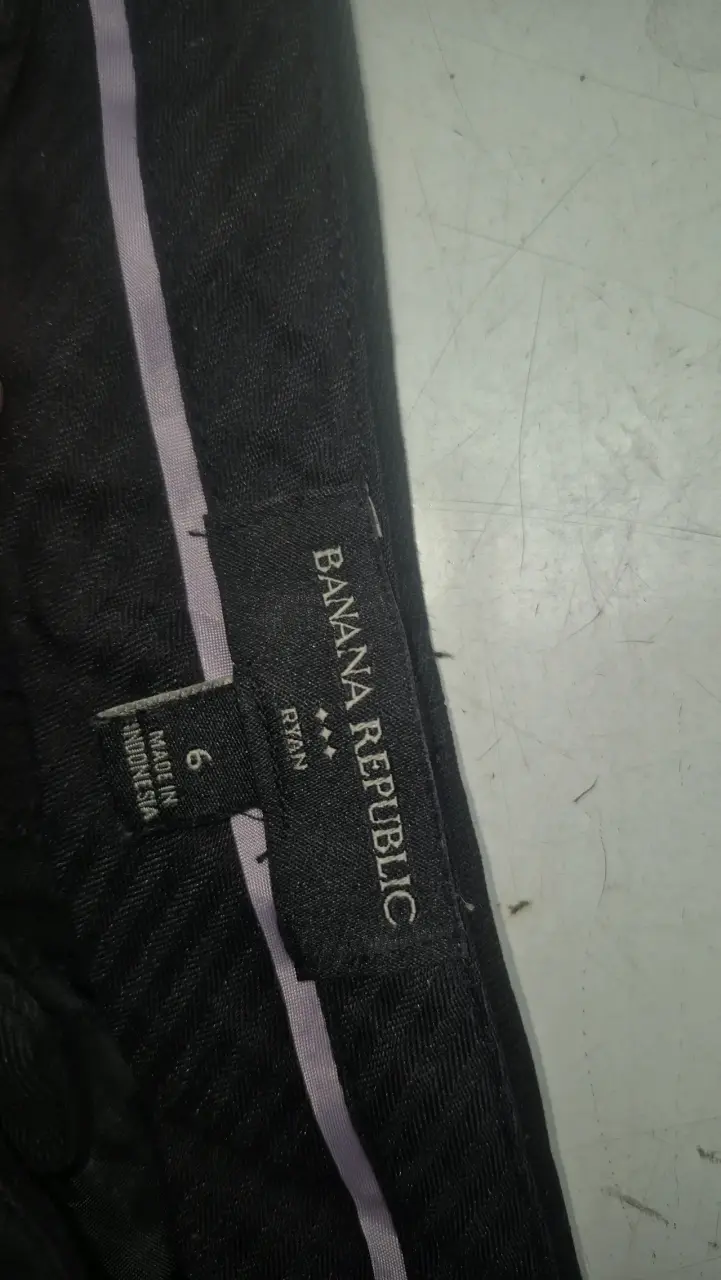 Pantalon negro Banana Republic con cierre - 2