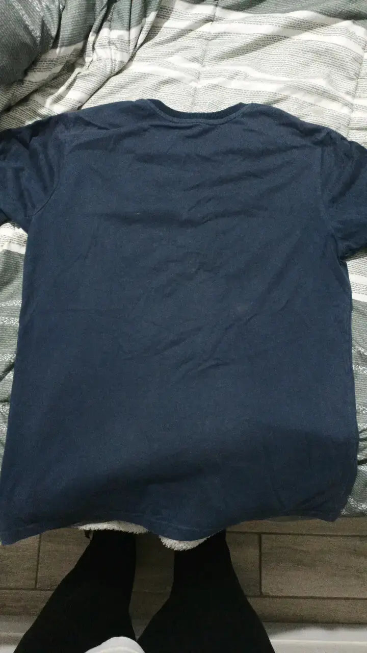 Polera azul con diseño Gangster - 2