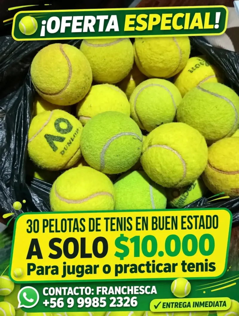 Pelotas de tenis en buen estado