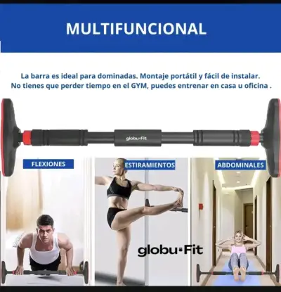 Barra de dominadas ajustable - miniatura 2
