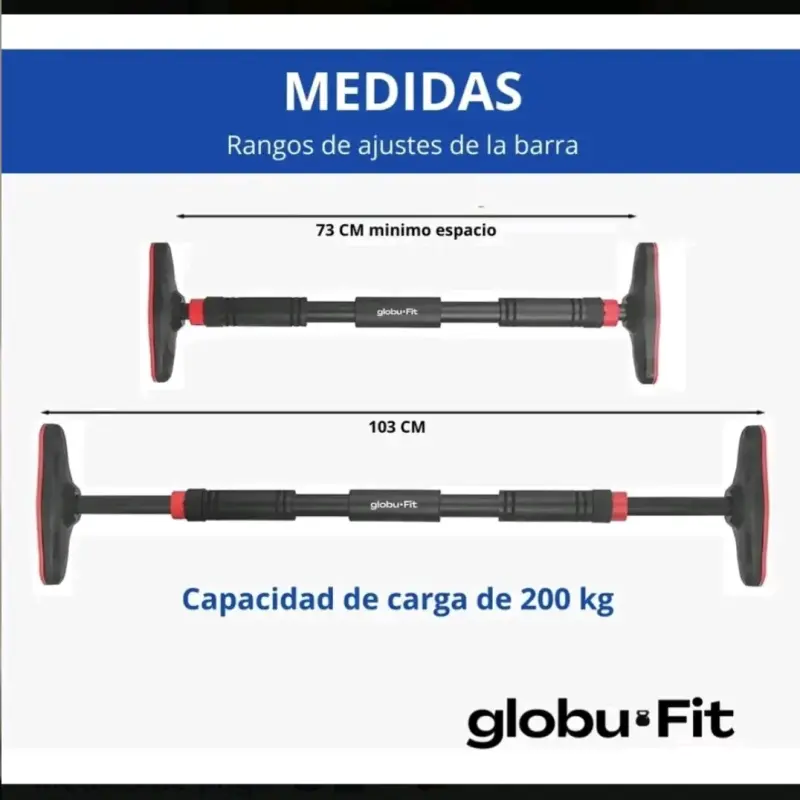 Barra de dominadas ajustable - 3