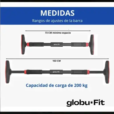 Barra de dominadas ajustable - miniatura 3