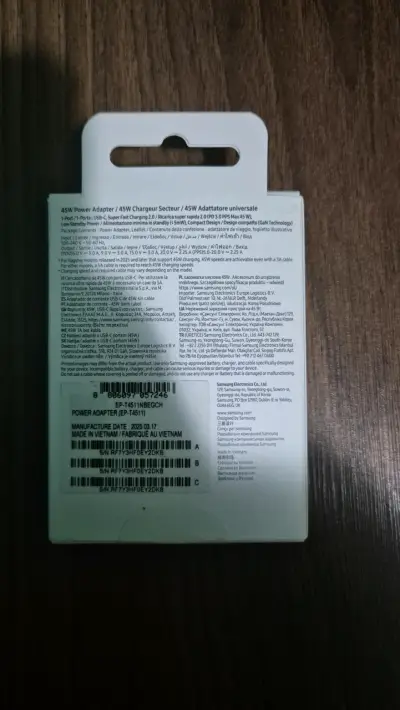 Cargador Samsung 45W Power Adapter Tipo C - miniatura 2