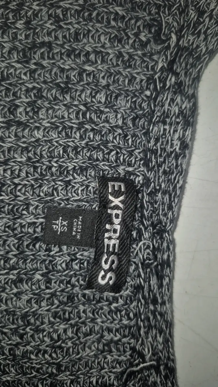 Suéter gris de punto Express para mujer - 2