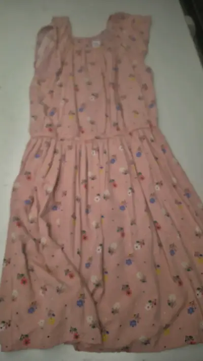 Vestido floral rosa para niña GAP Kids - miniatura 1