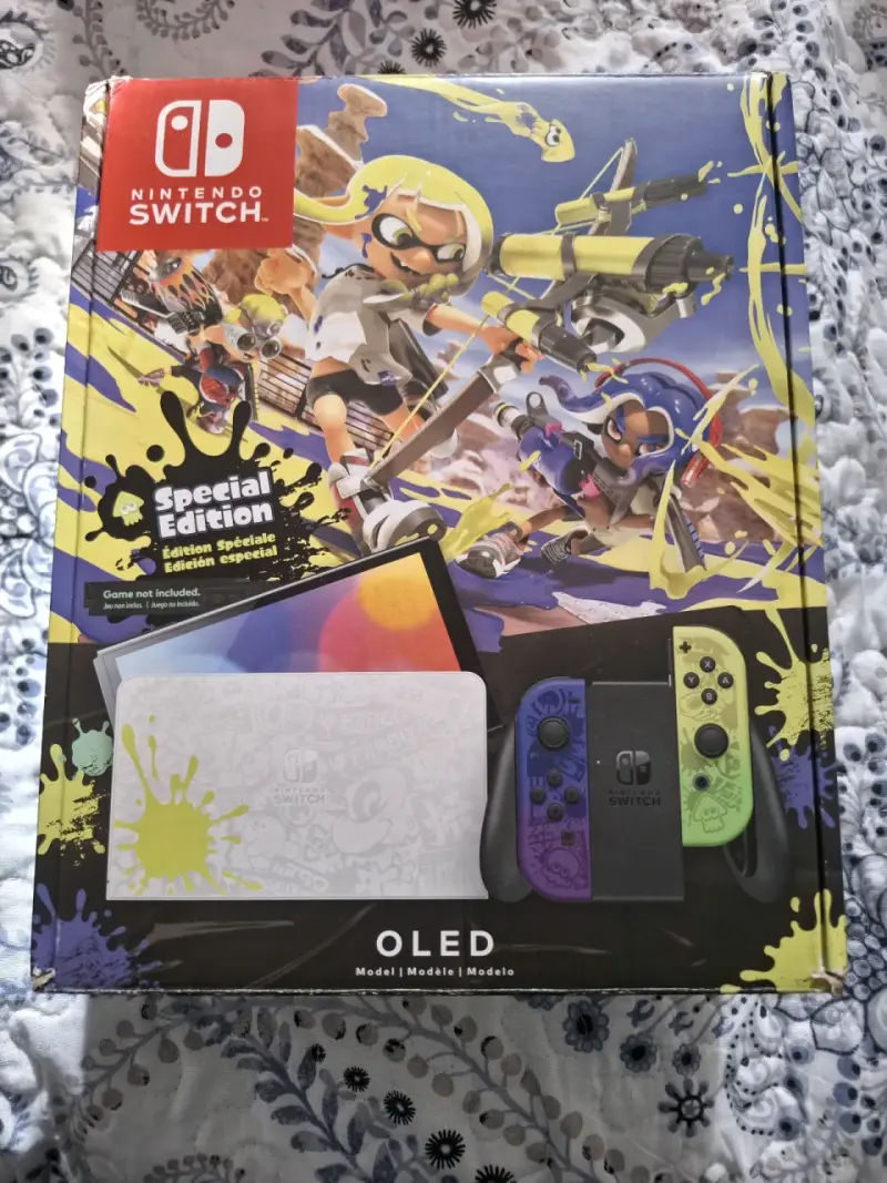 Nintendo Switch OLED Edición Especial Splatoon 3 - 1