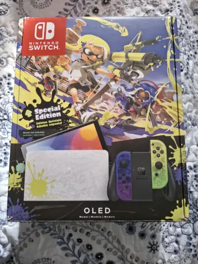 Nintendo Switch OLED Edición Especial Splatoon 3 - miniatura 1