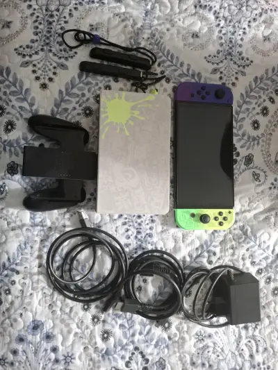 Nintendo Switch OLED Edición Especial Splatoon 3 - miniatura 5