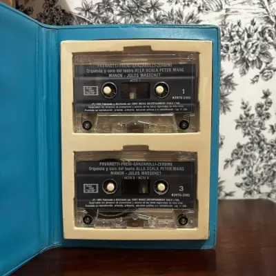 Cassette Doble Pavarotti Collection Ópera Manon - miniatura 2