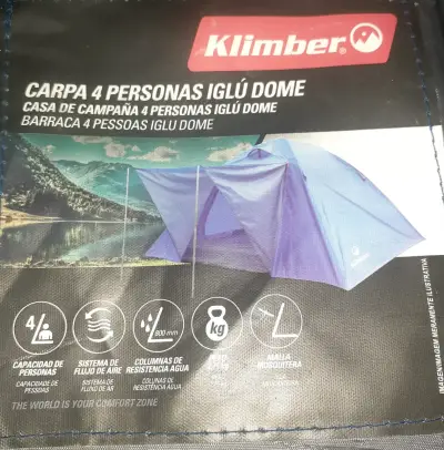 Carpa de Camping 4 Personas Klimber Iglu Dome - miniatura 2