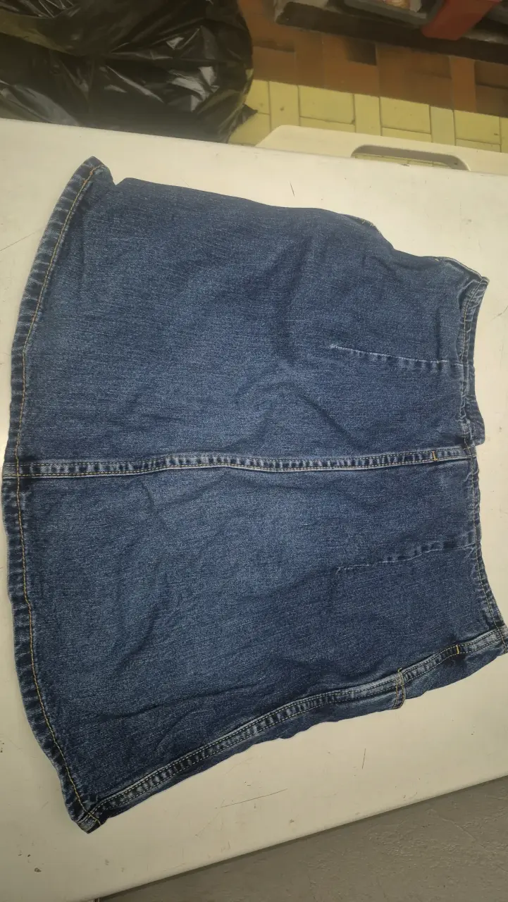 Falda de mezclilla azul Diesel para mujer - 1