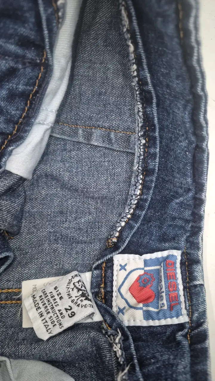 Falda de mezclilla azul Diesel para mujer - 3