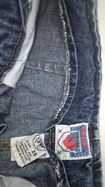 Falda de mezclilla azul Diesel para mujer - miniatura 3