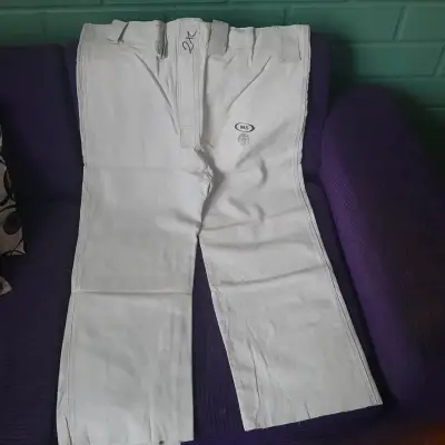 Traje de cuero blanco para soldador - miniatura 2