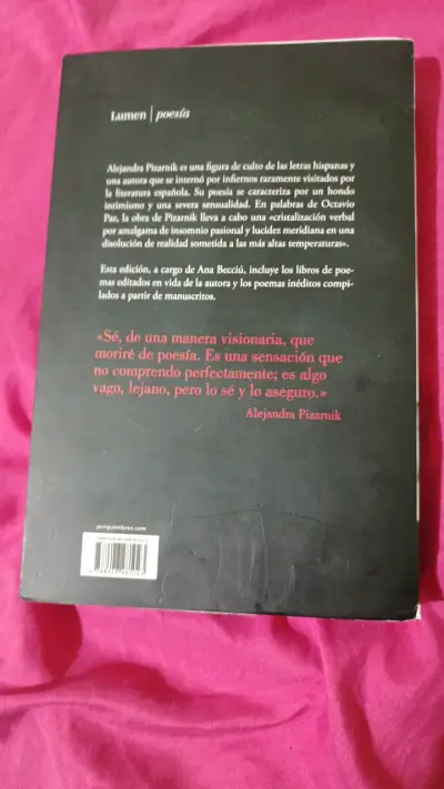 Libro Poesía Completa de Alejandra Pizarnik - miniatura 2