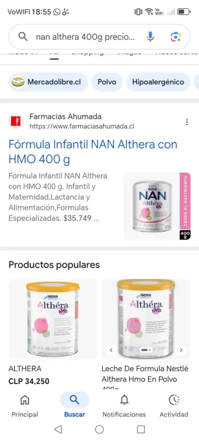 Fórmula Infantil NAN Althéra HMO 400g - miniatura 2