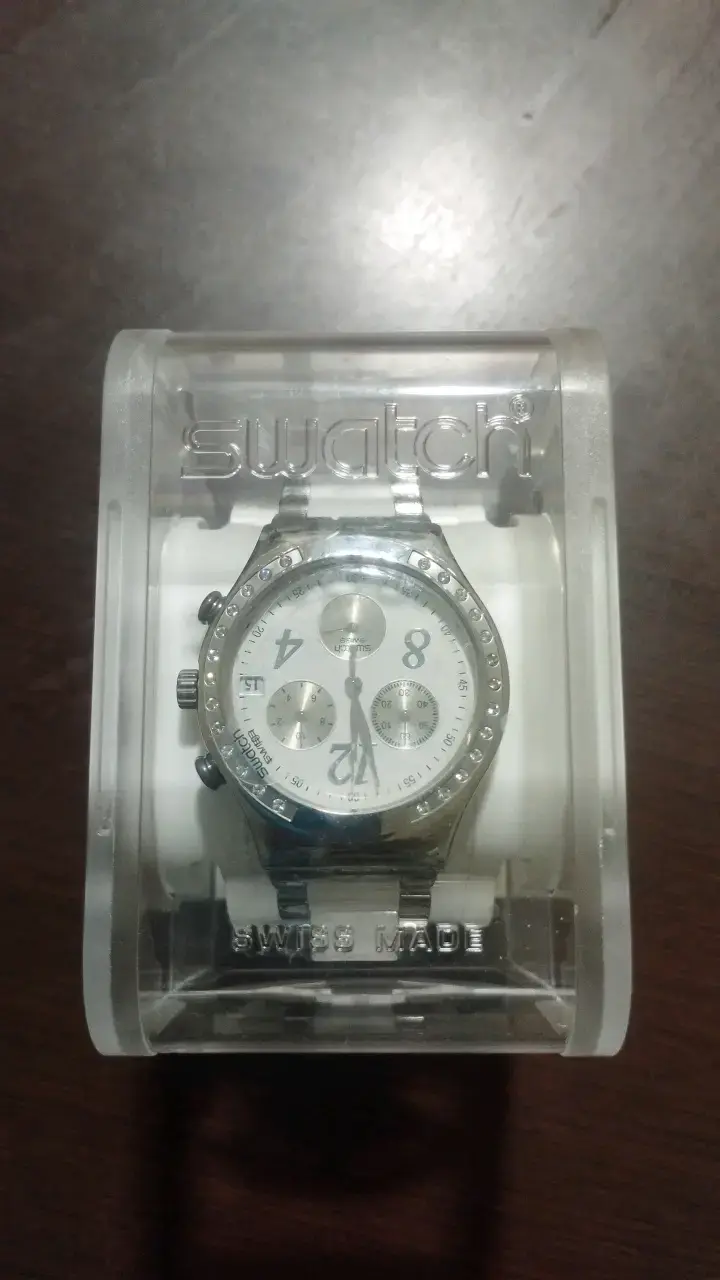 Reloj Swatch de acero inoxidable con cronógrafo - 3