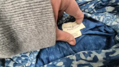 Vestido azul estampado Denim & Supply Ralph Lauren - miniatura 3