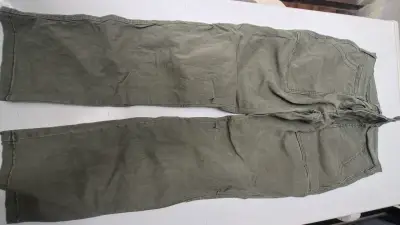 Pantalones cargo verdes AMC talla 28 - miniatura 1