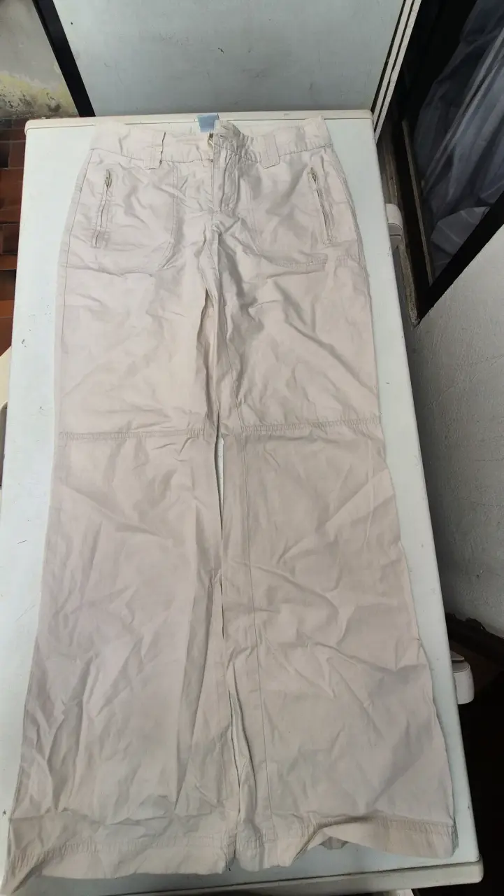 Pantalones beige para mujer talla 26 - 1