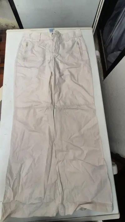 Pantalones beige para mujer talla 26 - miniatura 1