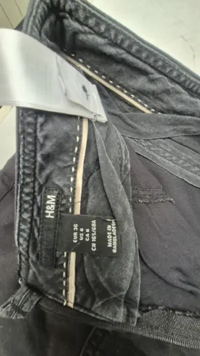 Falda negra H&M talla 38 - miniatura 3