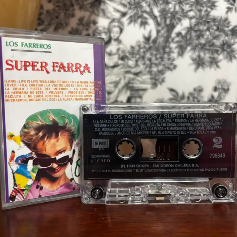 Cassette Super Farra - Los Farreros 1993 Chile - 4