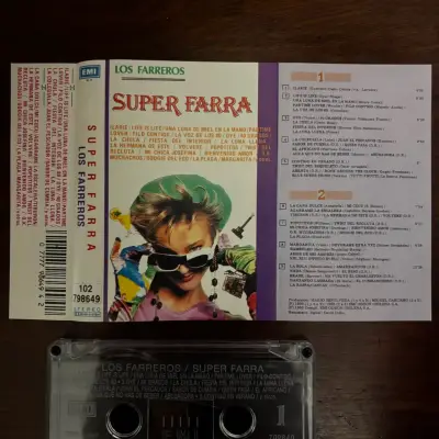 Cassette Super Farra - Los Farreros 1993 Chile - miniatura 5