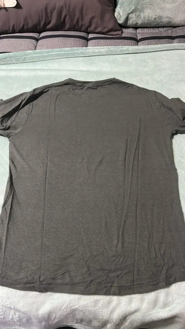 Polera gris básica Zara para hombre - 3